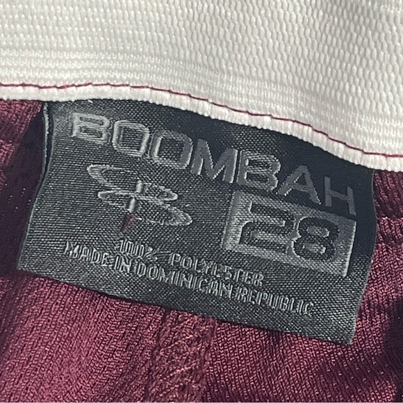 NWT Boombah Women's Hypertech Series Fastpitch Solid Pant Maroon Size 28” - Picture 8 of 8